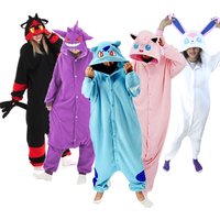 Kigurumi Onesie Squirtle Gengar Psyduck Pijama Kostium Cosplay Halloween Dorosły Anime Umbreon Piżama