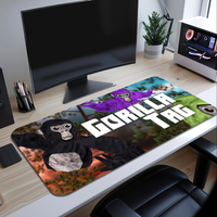 G-Gorilla Tag Game Mouse Pad Desk Mat Large Non-slip Anti-fray Keyboard Ergonomic Office Rubber PC Home Custom