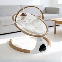 Babyfond Electric Rocker Swings with Mosquito Net And Mat Bluetooth Cradle for Infants Comfortable Soft Fabric Care
