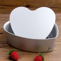 Bread Pan Various Sizes Cake Mold Heart-Shaped Pan Aluminum Alloy Baking Tray For Home Baking Cake Decorating Valentine'S Day