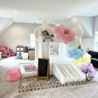 White Wedding Inflatable Bounce House With Slide Bouncy Castle Jumping Party Game Trampoline With UL Blower Outdoor