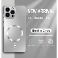 AG Magnetic Matte Silicone Case For iPhone 17 Air 16 E 15 14 Plus 13 12 Mini 11 Pro Max Wireless Charging Shockproof PC Bumper