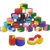 Conteneur en Silicone Non solide 5ML 5 pièces, boîte de stockage d'huile de cire avec couvercle, petit étui, jolis accessoires pour cigarettes