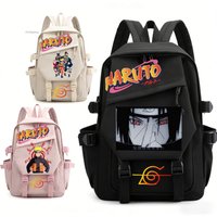 Uzumaki Naruto Uchiha Sasuke Backpack Cosplay Unisex Students School Bags Cartoon Backpack Laptop Travel Rucksack Outdoor Gifts