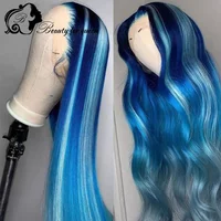 Water Wave Human Hair Wig Highlight Honey Blonde For Women Human Hair Wig 100% Quality Wear And Go Undetectable Hd Lace Top Sale