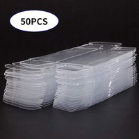 50x 1/64 Protector Clear PVC Cases for Souvenirs Miniature Figurines Dolls