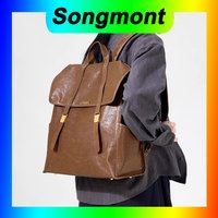 Songmont Forage Wild Large Shoulder Bag Designer Vegetable Tanned Cowhide Leather Computer Bag