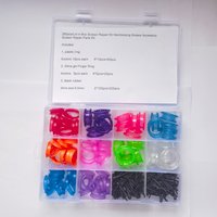 280PCS Finger Rings Inserts and Bumper fit any Hairdressing Scissor replacement parts