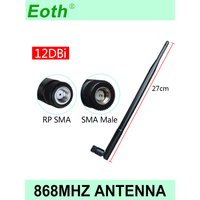 EOTH hot 868MHz 915MHz Antenna LORA 12dbi SMA Male FEMALE Connector GSM 915 868 MHz signal repeater antenne waterproof Lorawan