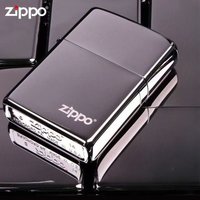 Zippo Windproof Lighter, Cool Black Ice Blue Ice Finish, Premium Kerosine Refillable Lighter, High-End Gift for Men