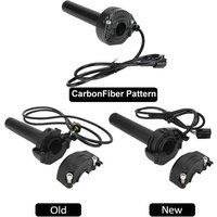 AliExpress JFGRACING Throttle Twist Turn Grip Motorcycle Accessories Carbon Fiber Pattern Grip For Sur-Ron S Surron X Electric Cross-country Bike