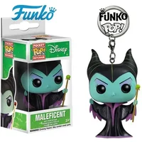 Minimum price Funko POP Disney Maleficent keychain vinyl action doll children's toy keychain with box pendant gift