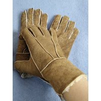 AliExpress SAFENH 〔Funny〕 Genuine Sheepskin Gloves Winter Thick Warm Gloves Outdoor Cycling Glove