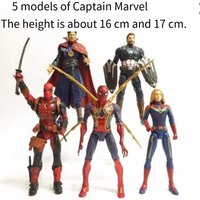 The Avengers Marvel Comics Amazing Hero Captain Doctor Strange Deadpool Spider-Man Hand-made Ornaments anime marvel legends