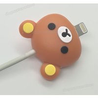 Cute Cartoon Rilakkuma Data Cable Protection Cover Easy Bear Kiiroitori Cable Biting Device Anti Break Charging phone accessoris