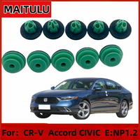 10PCS Green Door Panel Clip Door Panel Interior Trim Retainer Fasteners Clip For Honda 91560-SZW-003 91560SZW003