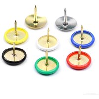 D5BB 100 Pcs Thumb Tacks Drawing Pins Poster Pins Push Pins for Cork Board Posters