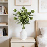 10In Golden Ball Artificial Greenery Home Decor Wedding Arrangement Faux Plant Display Hotel Decoration Photography Prop
