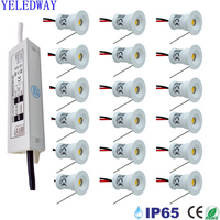 Small Spot Lights 1W Mini LED Spotlight 12V 15mm Recessed Downlight 110V Showcase Display Kitchen Cabinet Ceiling Lighting 220V