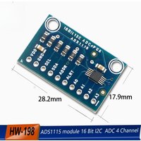 16 Bit I2C Module Precision ADC 4 Channel Development Board Pro Gain Amplifier 2.0V to 5.5V for Arduino
