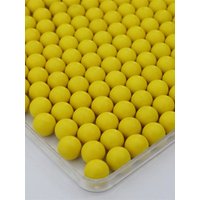 Diameter 6mm 6.8mm 7mm 8mm 8.5mm Yellow Solid Rubber Ball Rubber Elastic Ball Industrial Vibrating Screen Cleaning Solid Ball