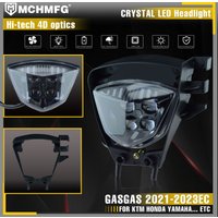 MCHMFG Motorrad Kristall LED Scheinwerfer Scheinwerfer Für GASGAS 2021-2023 EC 2021 2022 2023 Enduro Motorrad