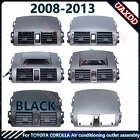 For TOYOTA 2008-2013COROLLA Car Front Dashboard Center A/C Grille Vents Air Conditioner Outlet Interior Grille Folding Accessory