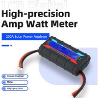 RC Battery Solar Power Analyser - LCD Digital High-precision 200A Amp Watt Meter - Multi-Use Power Tool