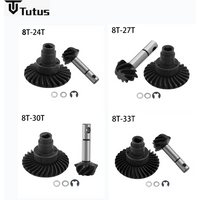 Axle Overdrive Bevel Gears 24/8T 27/8T 30/8T 33/8T For 1/10 RC Crawler Axial SCX10 SCX10 I II III 90046 Capra 1.9 Upgrade Parts