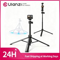 Ulanzi TT24 Cka Quick-Release Selfie Stick Automatic Pop-up Tripod Stand for Smartphone Mirrorless/Action Camera for Vlog Live