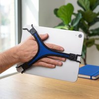 High-elastic Tablet Hand Strap Holder Portable One-Hand Triangle Securing Strap Lightweight Non-slip for 8-10Inch Tablets