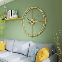 Creative Minimalist Iron Wall Clock, Living Room, Metal, Study, Study, Decorative