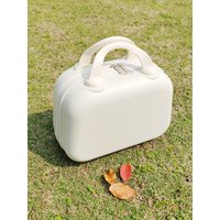 Portable Carry-On Suitcase Wedding Favor Cosmetic Travel Miniature Hardshell Handbag Youth Leisure Zipper Closure Color