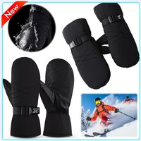 Ski Mittens Waterproof Snow Gloves Windproof Winter Gloves Thermal Cycling Gloves Snowboard Gloves for Men and Women