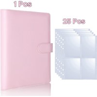 A5-Binder 25pcs Page Photo Card Kpop Photo Albums Idol Card Loose-leaf Collect Book Binder Binder Multi-purpose Photocard Holder
