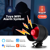 KERUI 110db Loudly Speaker Alarm System Siren Tuya WIFI Burglar Home Security Alarm with Motion Door Sensor for House Protection