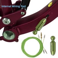 AliExpress NONE AKANTOR Green Bicycle Frame Magnet Wire Pulling Tool Inner Frame Wiring Tool with 3 Lead Wires for Bike Cable Routing Coated