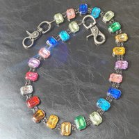 Concise Colour Agate Crystal Pants Chain Men And Women One's Waist Luxury Accessories Gothic Ethnic Style Y2K Locomotive Chain