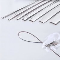Chrome Strip 6-30mm 5M Silver Car Side Trim Styling Decoration Moulding Gille Truck SUV New for BMW E60 Lixiang L7 Honda ...