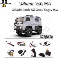 Orlando Hunter OH1:32V01 1/32 Scale 4x4 Off-road Van Model Kit 2025 New Mini RC Crawler Truck for Building Adult Collectibles