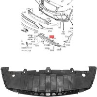 Vordere untere Motorabdeckung A1568853600 für Mercedes-Benz GLA X156 W156 GLA250 2017-2019