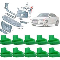Plastic Bumper Clips Wing Mounting Grommet Nuts Screws 1404969 / 24449408 For Audi Ford Focus Opel Vauxhall