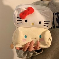 Large Capacity Cartoon Student Stationery Bag Pen Case Storage Bag Ins Storage Bag