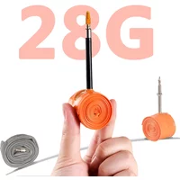 28g Bike Inner Tube 700CX18/23/25/28/30/32C Road Bicycle TPU Material Tire 45/ 65/85mm Length French Valve Cycling Accessories