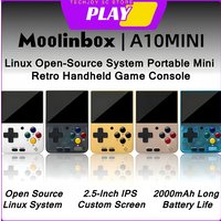 Moolinbox A10Mini 2.8-Inch Linux Mini Open Source 640 * 480 IPS Game Console Retro Portable 2-Person Online Palm WiFi PSP GBA