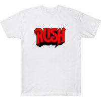 RUSH Band T-shirts Men's Cotton Pattern Printed Clothes Summer Fashion Unisex Casual Tees Round Neck Short Sleeve Comfor T Shirt
