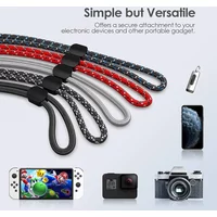 Hand Wrist Strap Lanyard Adjustable Nylon Straps Keychain String for Cell Phone