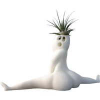 Big Booty Ghost Planter Fern Air Plant Display Succulent Planter Decoration Plant Pots Funny Prank Gift for Home Offices Decor