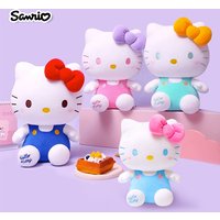 Sanrio Hello Kitty Kuromi Melody Cinnamoroll Stuffed Toys Cute Plush Toys Kawaii Baby Birthday Gifts Children Dolls For Girl Kid