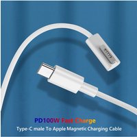 1.8M For MacBook Air/Pro Fast Charging Converter Charing Cord USB C PD Fast Charge Cable Type C Magsafe 1/2 Cable Cord Adapter